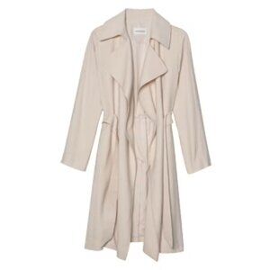 Club Monaco Elila Soft Trench Pale Pink - Size XS